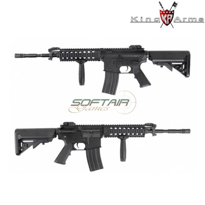 Electric Rifle Aeg Tws M4 Ras Ultra Grade Matte Black King Arms (ka-ag-188)