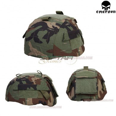 Helmet Cover For Mich 2002 Woodland Emerson (em1804)