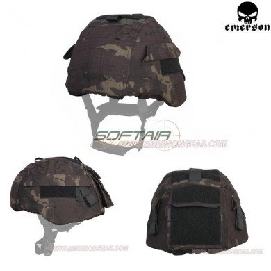 Copri Elmetto Per Mich 2000 Multicam Black Emerson (em9225bk00)