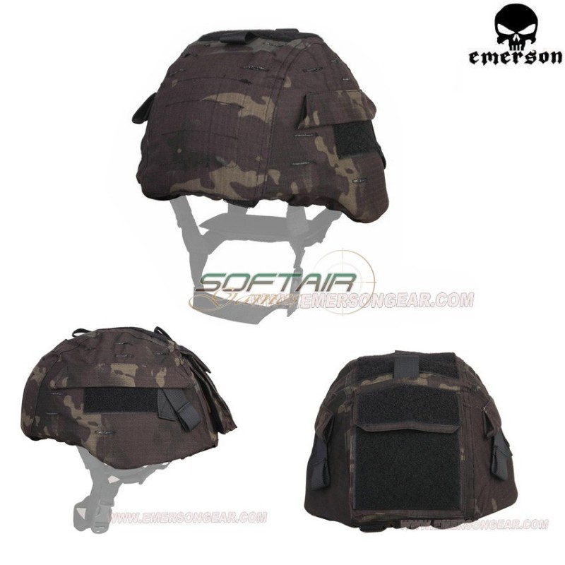 Copri Elmetto Per Mich 2000 Multicam Black Emerson (em9225bk00)