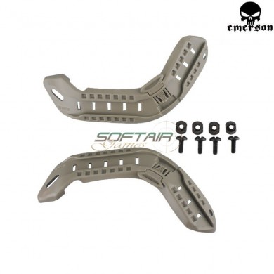 Slitte Laterali Foliage Green Ach Mich Arc Per Elmetto Emerson (em8823b)