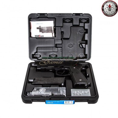 Pistola A Gas Gpm 92f Full Metal Black G&g (gg-gpm92f-bbb)