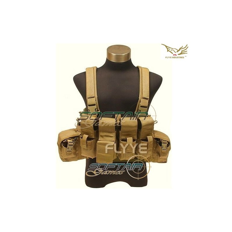 Lbt 1961a Chest Rig Coyotw Brown Flyye Industries Airsoft