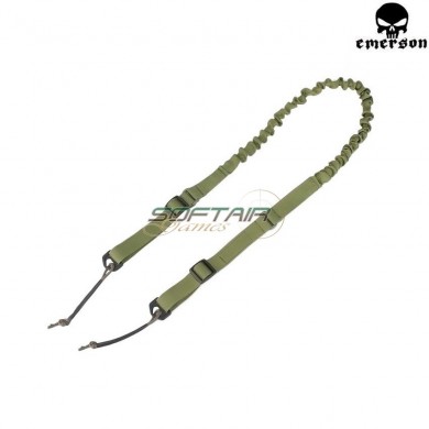 Bungee 2 Points Sling Olive Drab With Neckstrap Emerson (em8919a)