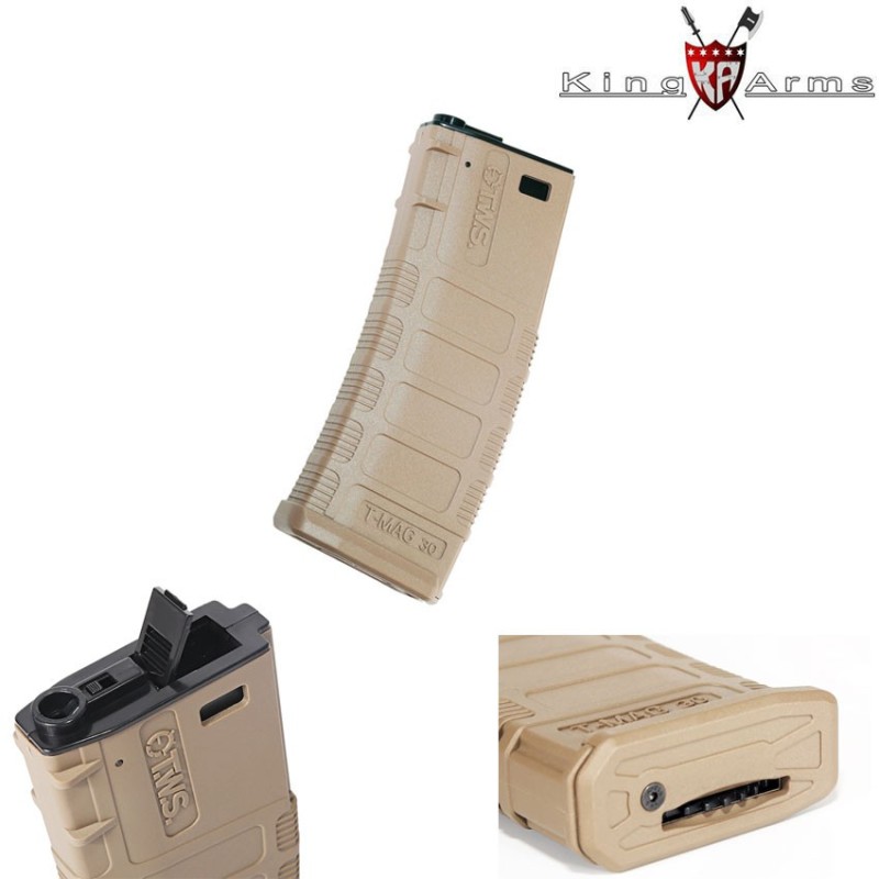 Caricatore Maggiorato Tws Tmag 370bb Dark Earth Per M4/bro King Arms (ka-mag-72-de)
