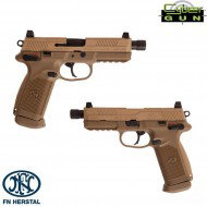 Gbb Gas Pistol Fn Herstal Fnx-45 Tactical Dark Earth Blowback Cybergun (it200503)
