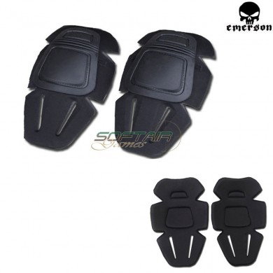 Set Ginocchiere Gen.3 Black Combat Type Emerson (em7066a)