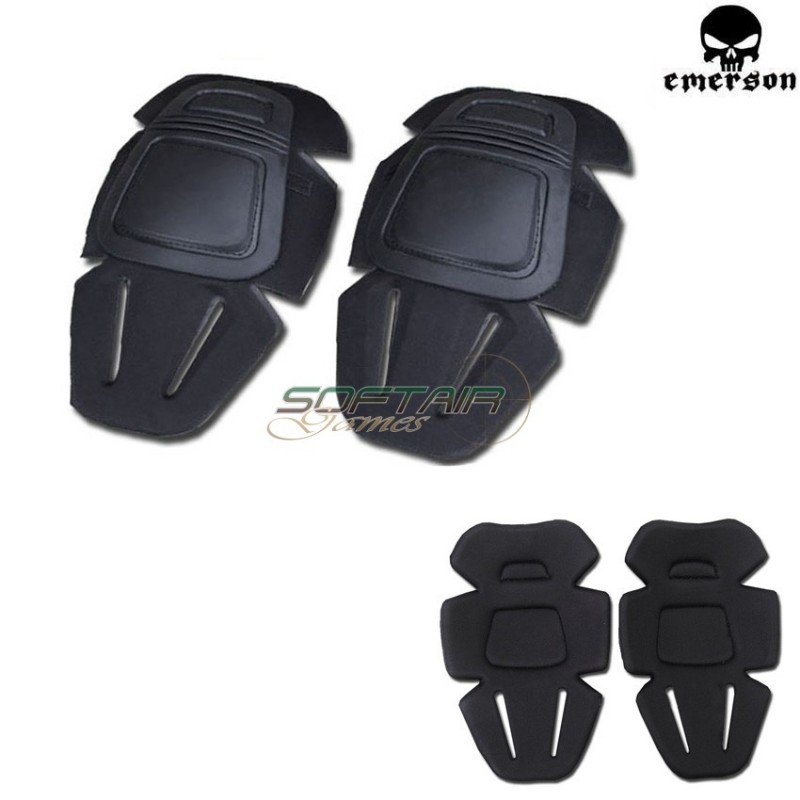 Set Ginocchiere Gen.3 Black Combat Type Emerson (em7066a)