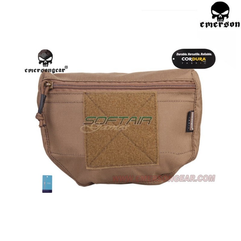 Tasca Drop Down Velcro Utility Coyote Brown Emerson (em9283cb)