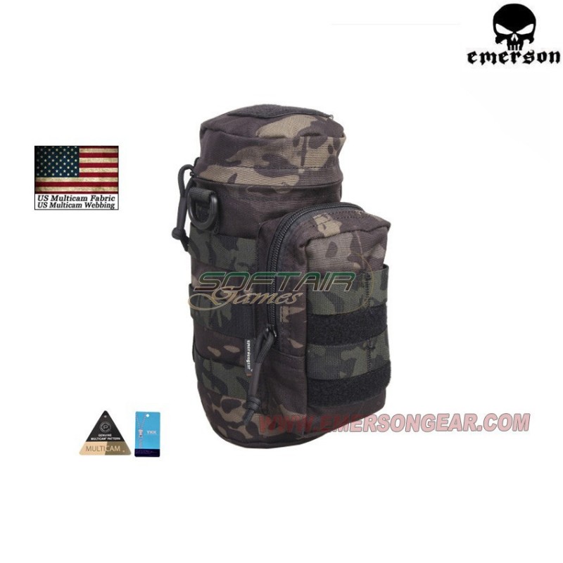 Tasca Utility/idratazione Multiple Multicam® Black Genuine Usa Emerson (em9275mcbk)