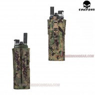 Tasca Tactical Open Porta Radio Aor2 Per Prc148/152 Type Emerson (em8350b)