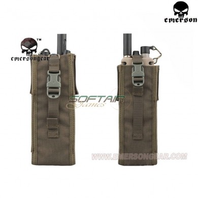 Tasca Tactical Open Porta Radio Foliage Green Per Prc148/152 Type Emerson (em8350d)
