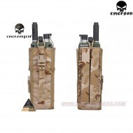 Tasca Tactical Open Porta Radio Multicam® Arid Genuine Usa Per Prc148/152 Type Emerson (em8350mcad)