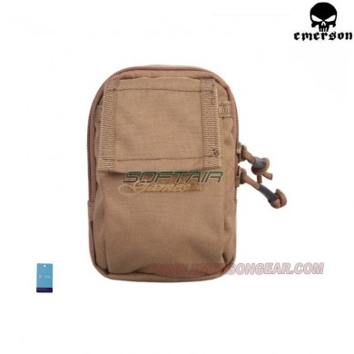 Compat Utility Coyote Brown Pouch Emerson (em8338a)