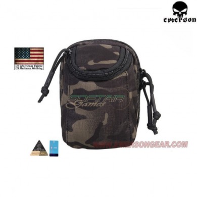 Waist Utility Multicam® Black Genuine Usa Pouch Emerson (em8349mcbk)