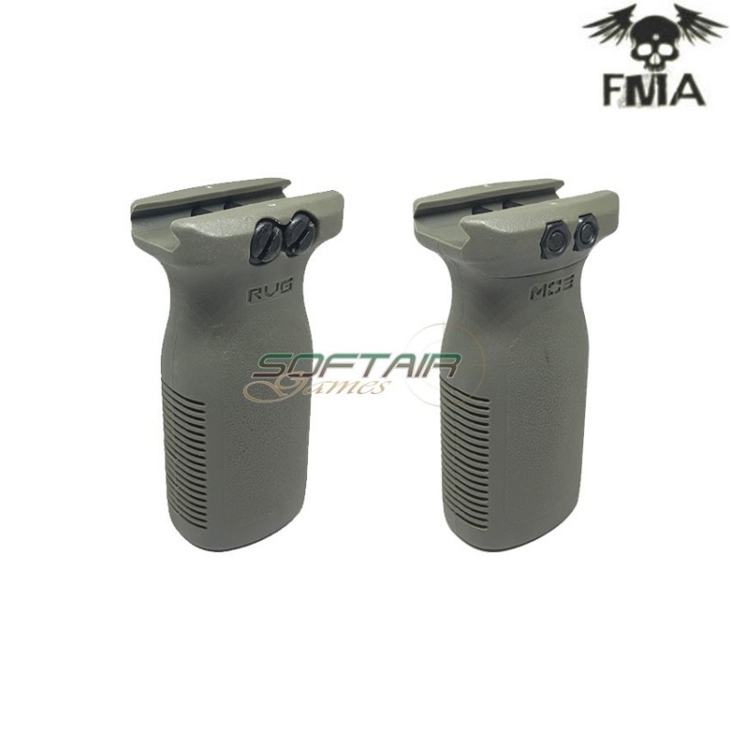 Vertical Grip Fvg For Picatinny Rail Foliage Greeen Fma (fma-tb-15-fg)