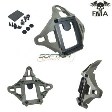 Wilcox Shroud Style 4 Holes P/n Foliage Green For Helmets Fma (fma-tb736-fg)