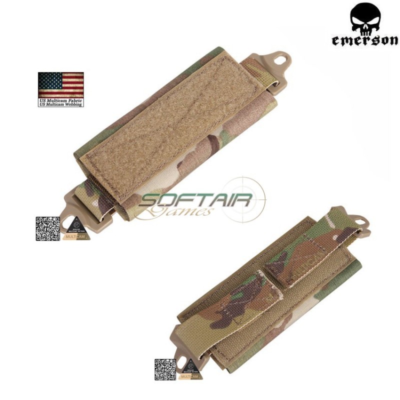 Helmet Counter Weight Accessory Pouch Multicam® Genuine Usa Emerson (em8826mc)