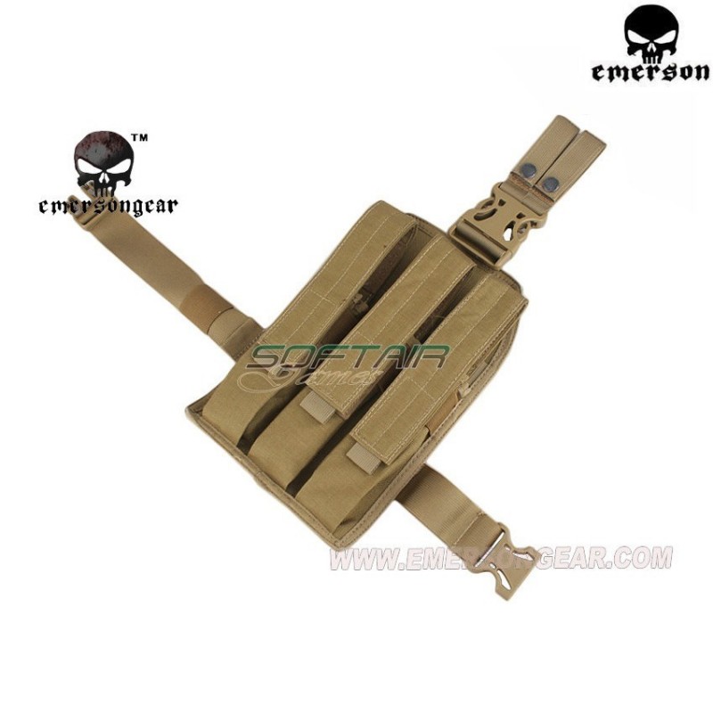 Triple Leg Panel Khaki For Mp7 Emerson (em6055a)