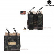 Tasca Doppia 5.56 & Pistol Open Top Multicam® Black Genuine Usa Emerson (em6362mcbk)