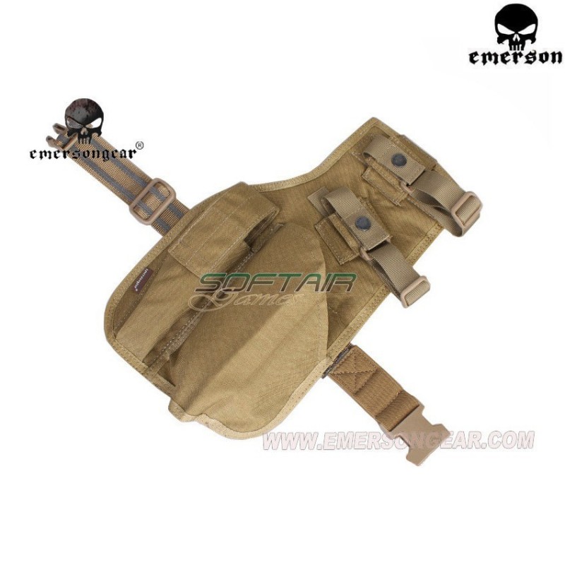 Leg Holster For Mp7 Khaki Emerson (em6212f)