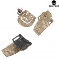 Fondina Rigida Per Pistola M92 Beretta Serpa Type Digital Desert Emerson (em6095b)