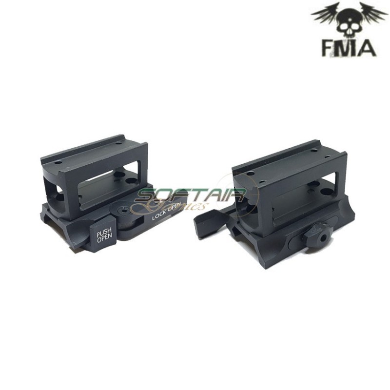 Qd Mount 2moa Lrp Style Type B Black For T1/t2 Fma (fma-tb1066)