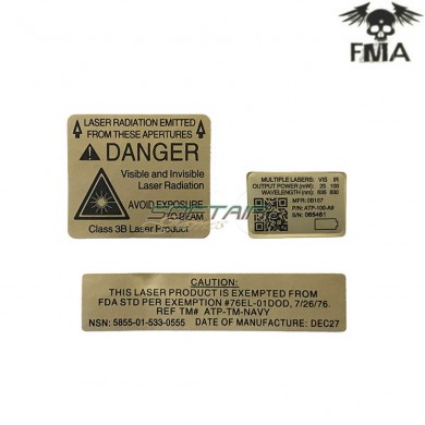 Custom Decals Stickers 02 Type For An Peq-15 Fma (fma-tb1078-02)