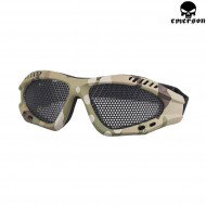 Occhiale Tattico Air Pro Multicam Con Rete Emerson (em6480)