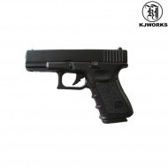 Pistola A Gas G32c Frame Black & Carrello Metallo Black Kjworks (kjw-206013)