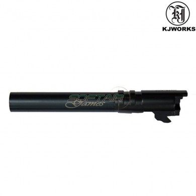Metal Outer Barrel 1911/kp07 Black Kjworks (kjw-358011)