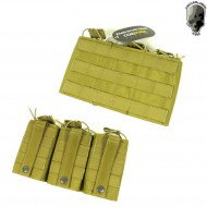 Triple Universal M4/m16 Cqb Fast Mag Pouch Tan Tmc (tmc-0577-tan)