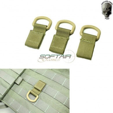 Set 3pz Shackle Molle Khaki Tmc (tmc-0683-kk)