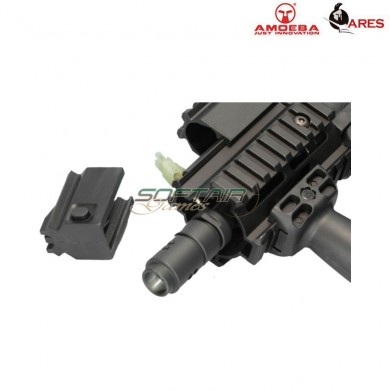 Electric Rifle Efcs Am-001 W/speed Trigger Black Ccr Tactical Pistol Ares Amoeba (ares-am-001-bk)