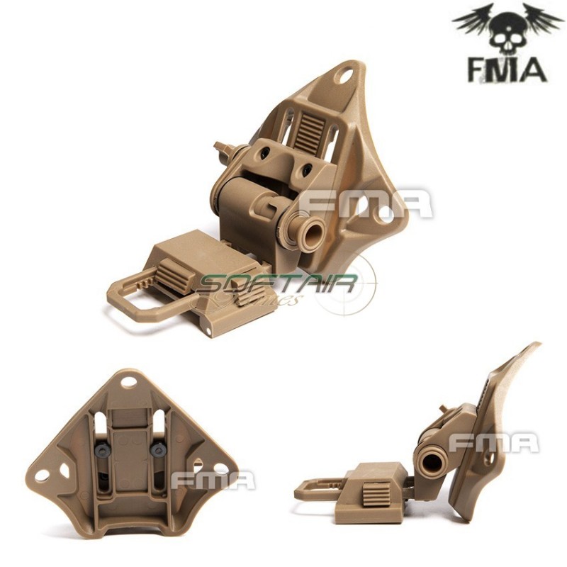 Mount Elmetto L4g19 Nvg Eco Version Dark Earth Fma (fma-tb1200-de)