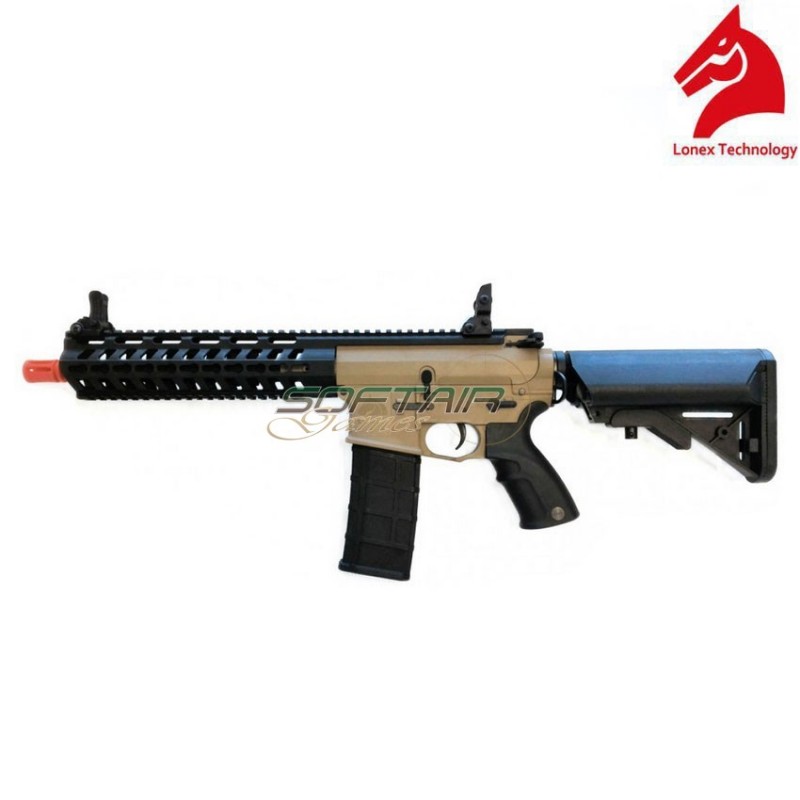 Electric Rifle Aeg M4 Sporty 10.5" Two Tone Lonex (l4-sporty-01t)