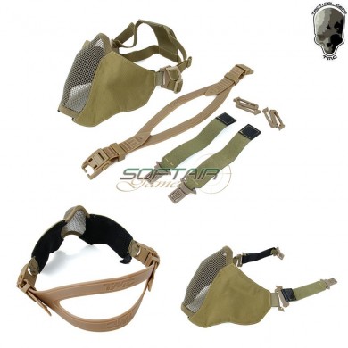 Pdw Ver.2.0 Half Face Protective Mesh Mask Khaki Tmc (tmc-2589-kk)