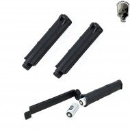 Set 2 Pieces Black Battery Cr123 Holder Tmc (tmc-2693-bk)