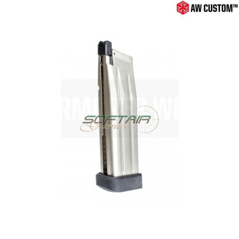 Gas Magazine Silver 30bb Metal For Series Hx Hi-capa Armorer Works (aw-611406)