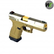 Gbb Gas Pistol Gp1799 T4 Sv/gd/de We (we-gp1799-4)