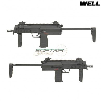 Mitraglietta Elettrica Mp7a1 Black Smg Well (r4)