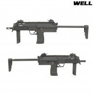 Mitraglietta Elettrica Mp7a1 Black Smg Well (r4)