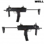 Mitraglietta Elettrica Mp7a1 Black Smg Full Metal Version Well (009214)