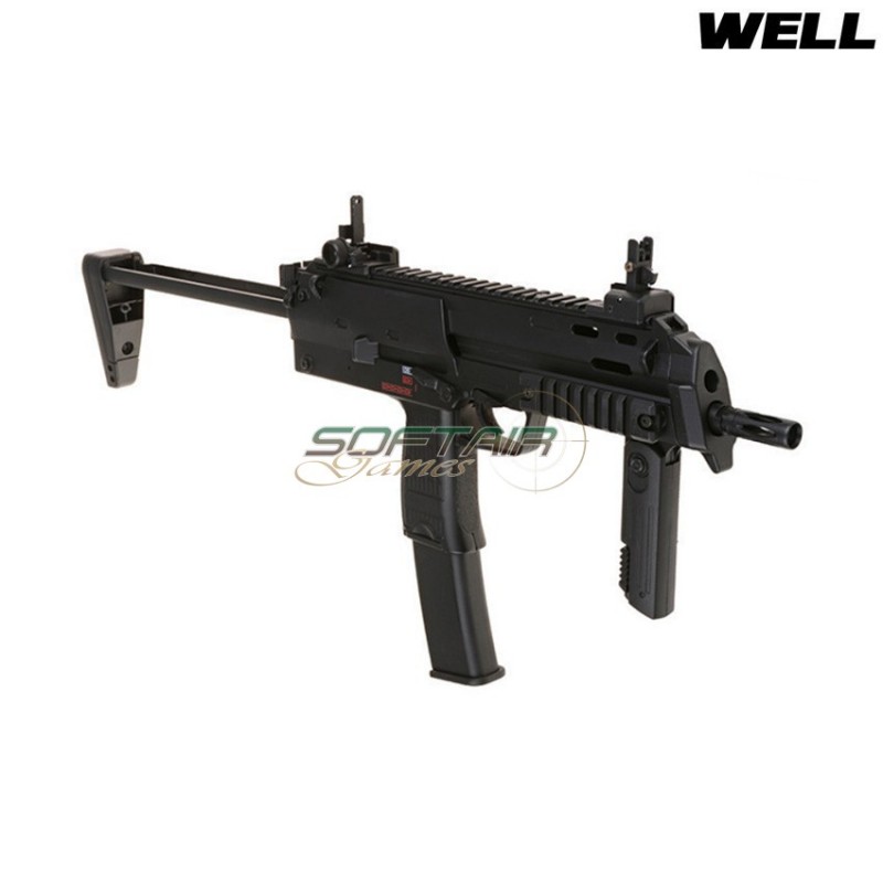 Mitraglietta Elettrica Mp7a1 Black Smg Full Metal Version Well (009214)