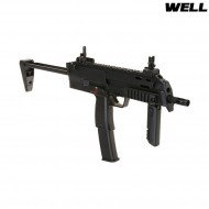 Electric Submachine Gun Mp7a1 Black Smg Full Metal Version Well (009214)