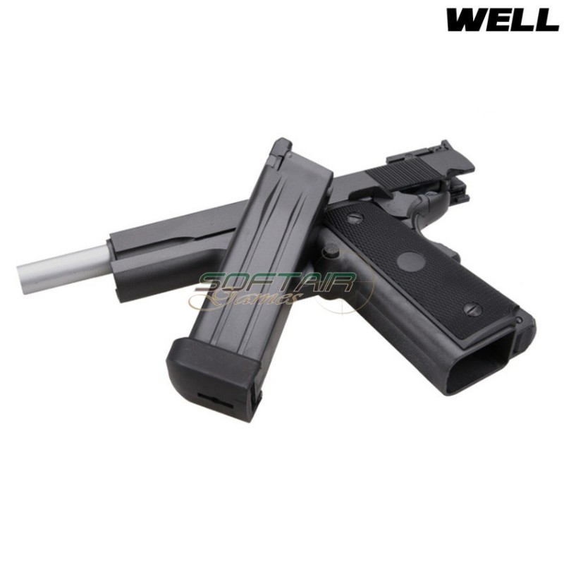 Pistola A Co2 G1911b Black Well (g1911b)