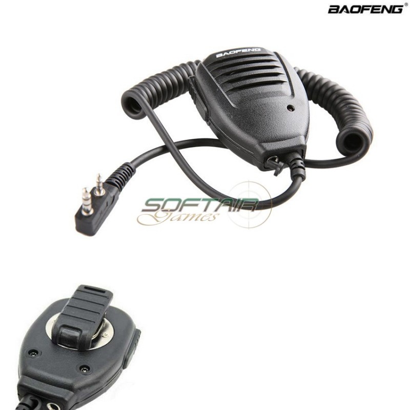 Microphone Speaker S-5 For Uv-5r Baofeng (bao-mic2)