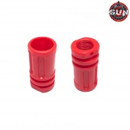 Orange Flash Hider For Rifle Cw Type 1 Gun Five (gf-opf-10)