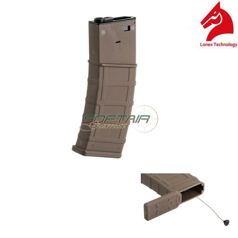 Polymer Tan Flash Magazine M4 360bb Lonex (gb-06-07)
