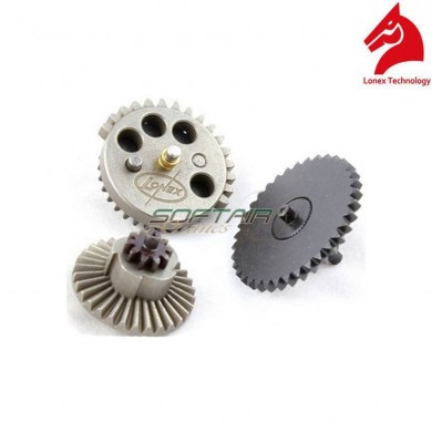 Gear Set Dual Steel 16:1 High Speed Lonex (gb-00-04)
